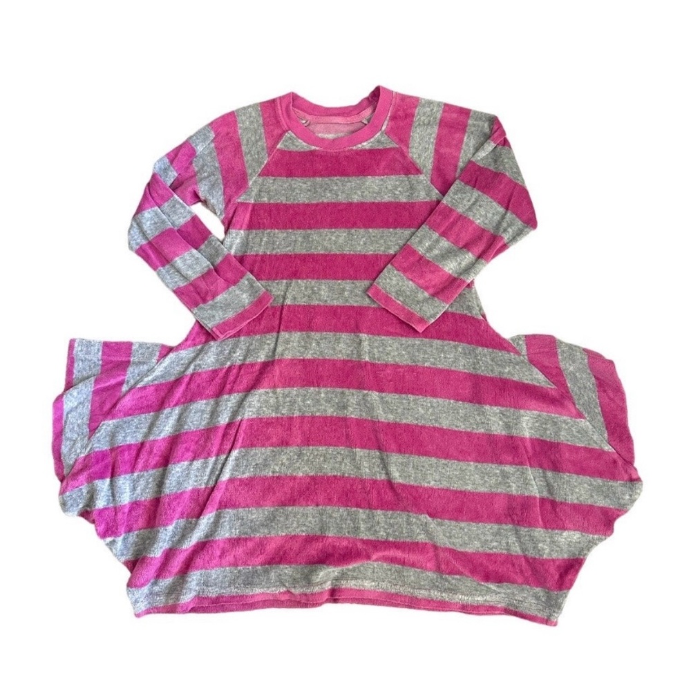 KidCuteTure Striped Terry Dress